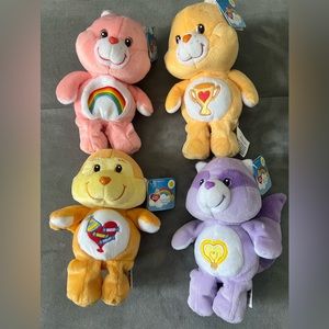 2003 Care Bear 20th anniversary 8” plushies NWT